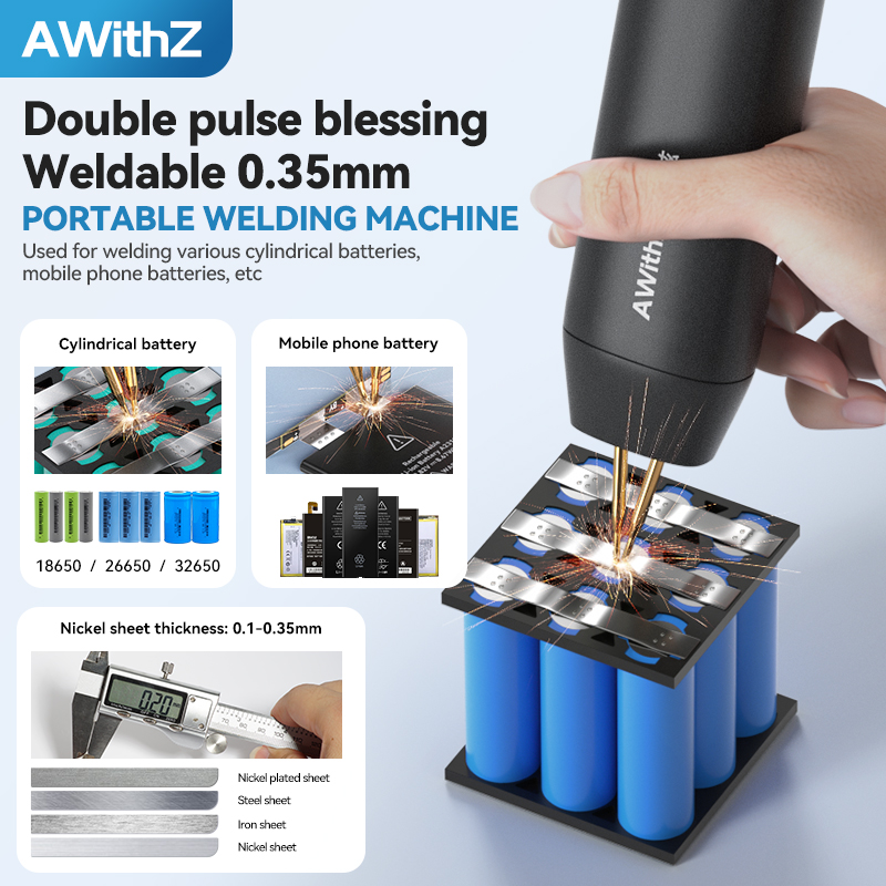 Spot Welder 18650 Battery Pack - Awithz Draagbare Batterij Puntlasser DIY Mini