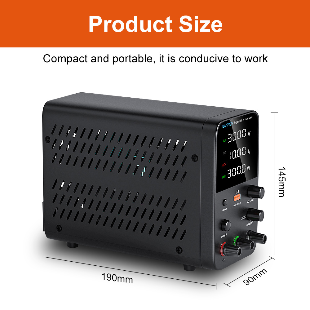 Wanptek Programmeerbare DC Voe - Programmable Dc Power Supply 30V 10A recensie en prijs