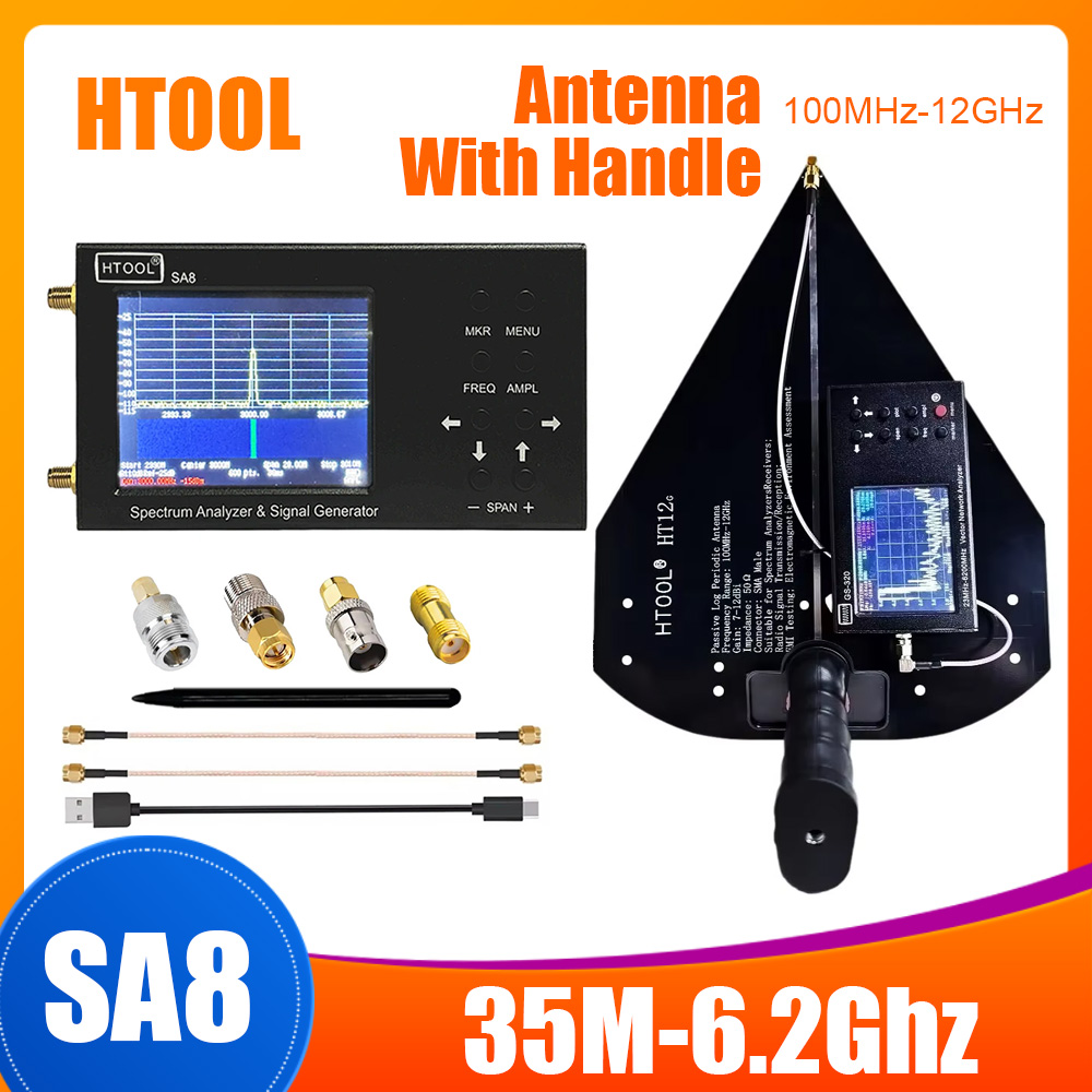 HTOOL SA8 Spectrumanalyzer 35M - Signal Generator Spectrum Analyzer recensie en prijs