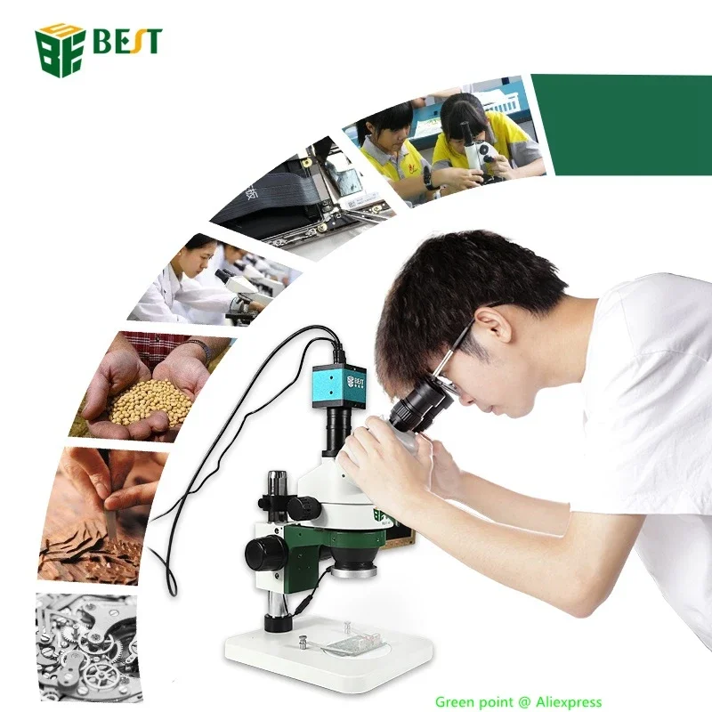 ZS7045 SERIE Stereo Digitale Z - Stereo Trinocular Microscope Pcb recensie en prijs