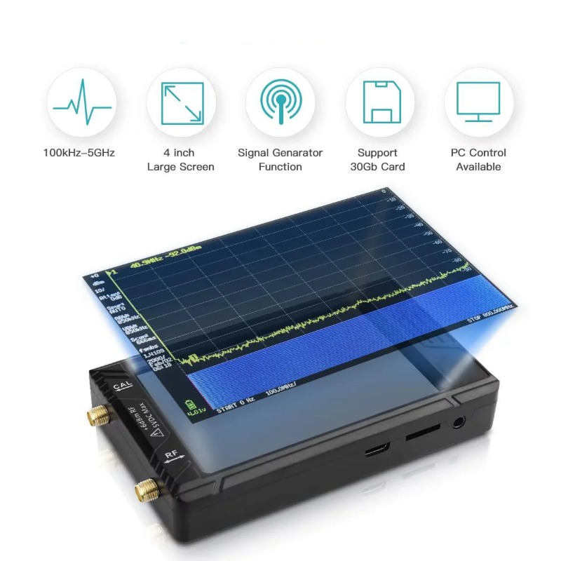Nieuwe Handheld Tiny Spectrum  - Signal Generator Spectrum Analyzer recensie en prijs