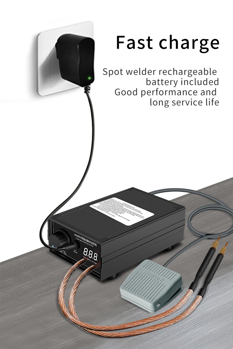 8000 W Mini Puntlasser Kit DIY - Spot Welder 18650 Battery Pack recensie en prijs