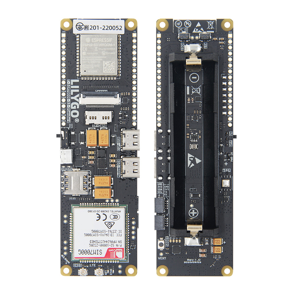 T-SIM7000G-S3-Standaard SIM708 - Esp32 S3 Development Board Lot recensie en prijs
